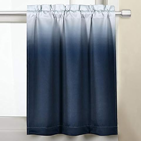 SeeGlee Waterproof Ombre Blackout Curtain Panel Cover