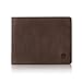 RFID-Geldbörse für Herren, mit 2 Ausweisen und Sichtfenstern, Texas Braun - Distressed Leather (Braun) - 4331224052