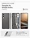 Spigen for Galaxy S25 Edge Case, Liquid Air [No Magnet Ring] [Military-Grade Protection] - Marble Gray