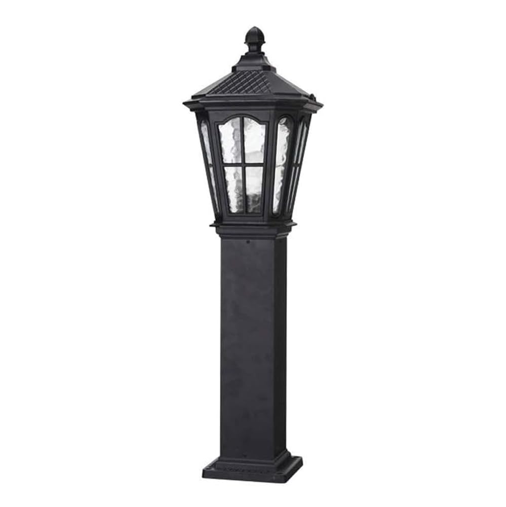 Lampa słupkowa z antycznego mosiądzu o średnicy 31,5 cala