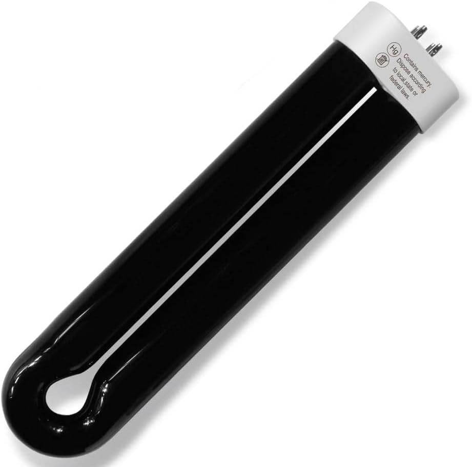 15W Bug Zapper Replacement Light Bulb Compatible for Stinger FP15, UV15, UV15BL 4-Pin Based Bulb Tube, 15W Electric Insect Zapper with 8" Lamp Black White (1, Black) 1 Black