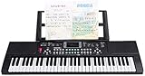 Key Electronic Piano Keyboard sono entrambi adatti per uso amatoriale o professionale Questo pianoforte elettronico può migliorare la consapevolezza degli strumenti musicali e di meglio i tuoi esercizi del ritmo.