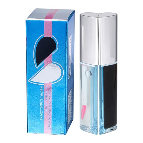 Cambio de aceite de rubor, rubor líquido duradero,labial que cambia de color - Los labios impermeables y el tinte de la mejilla cambian los cosméticos para maquillajes diarios