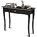 Giantex Modern Console Table Rectangular with Drawer for Living Room Office Multifunctional Usage Accent Wooden Home Decor 40 x 14 x 31.5 Inch Entryway Sofa Table (Black)
