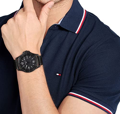 Tommy Hilfiger Analog Black Dial Watch for Men-NDTH1791996 - Image 4