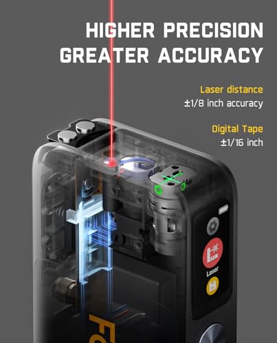 Fanttik A10 Apex 3-in-1 Digital Laser Tape Measure with HD Color Display & Fanttik D16 APEX Professional Laser Level 4 x 360°