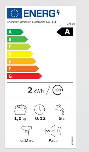 Mini Waschmaschine, Tragbare Mini-Waschmaschine 1L, Wiederaufladbar Unterwäsche-Wascher, Schnurlos, Kompakt, Geeignet für BHs, Unterwäsche, Wäschebecher für BHs, Unterwäsche, Socken