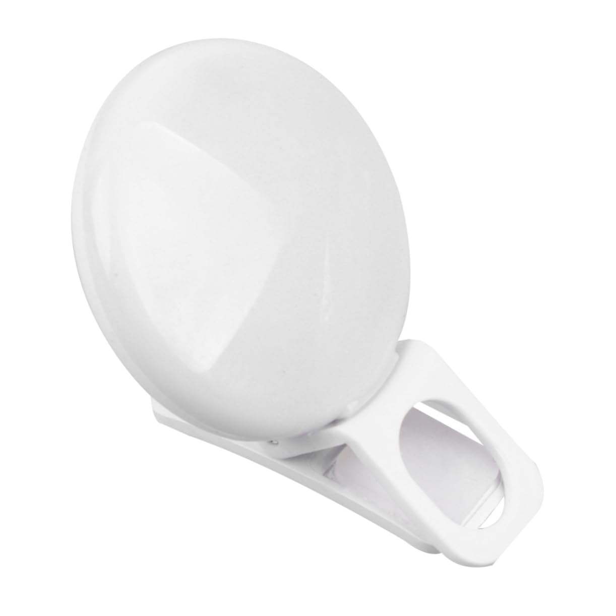 Angoily Portable LED Selfie Ring Light Mini Clip Fill Light for Mobile Phones and Laptops Brightness for Makeup Photography Video Calls Warm Cold White Light