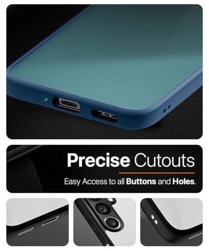 Image of WOW IMAGINE Shockproof Hybrid Back Cover for Motorola Moto Edge 60 Fusion | Hard Slim fit Back Case | PC & TPU | Clear Transparent Case - Blue