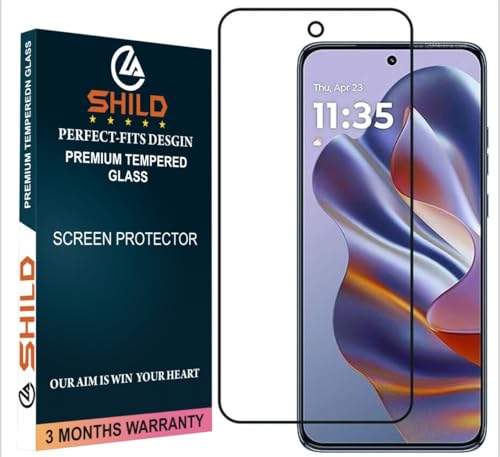 Image of SHILD Premium Tempered Glass Screen Protector Guard for Motorola Edge 60 Stylus (6.7 Inch, Pack of 1) | Edge-to-Edge Coverage | Easy Installation Kit Included