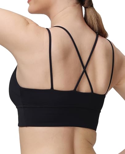 Image of MotoRun Bralettes for Women, Strappy Sports Bra Push up Bralette Sexy Bras Rave Top