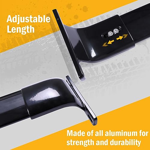 Image of 220lbs Cross Bar Roof Rack Fit for Chevrolet Chevy Trax 2RS ACTIV LT 2023-2026 Cargo Carrier Crossbar Rooftop Accessories (with Side Roof Rails)