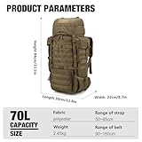 Zoom IMG-1 mardingtop 70l zaino militare da Zoom IMG-1 mardingtop 70l zaino militare da