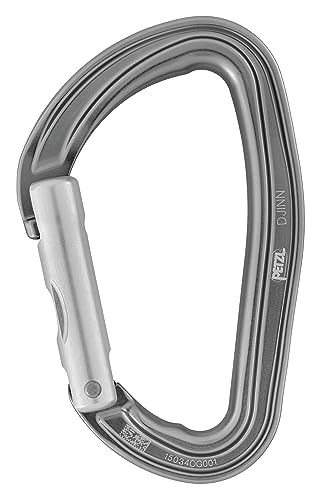 Petzl, Djinn, Robador Robusto para Trepar En El Acantilado, Gris, Leva Dritta, Adulto Unisex