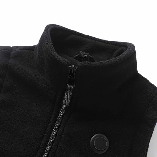 Kids Heated Gilet Boy Girl Fleece Heating Vest 3 Temperature Levels Heated Jacket Windproof Body Warmer USB Waistcoat3