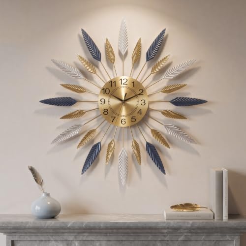 Cuspin 30 Inch Sunburst Wall Clock