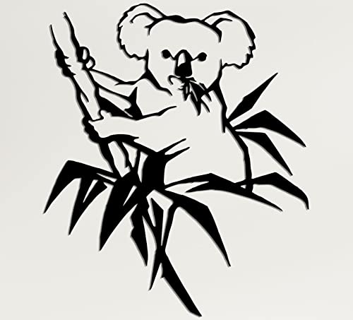 Elevate Your Space With This Eclectic Koala Bear Metal Wall Art