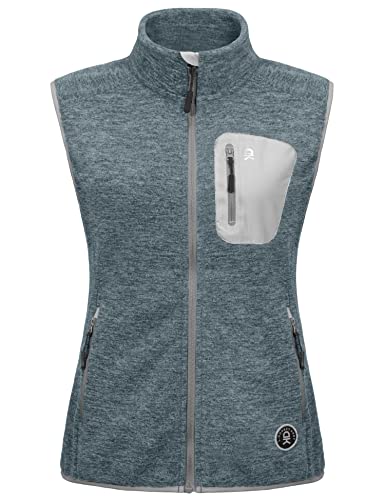 Little Donkey Andy Women's Fleece Vest Full Zip Sweater,Lightweight Warm Sleeveless Jacket for Hiking Golf - Image 4