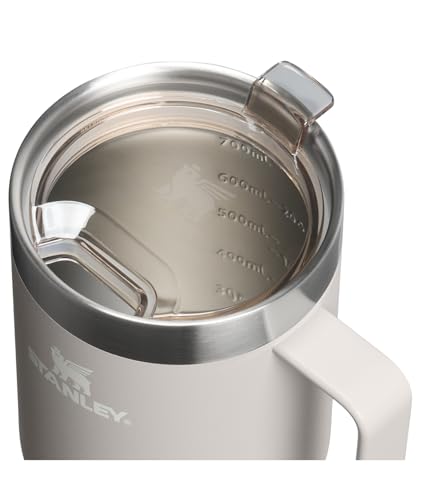 Image of STANLEY The Everyday Suburban Mug | 24 oz | Drink Through Lid | Cup for Coffee, Tea and Drinks | Insulated Stainless Steel Coffee Mug | BPA-Free | Ash
