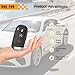 Key Fob Replacement Fits for Jeep Renegade 2015 2016 2017 2018 2019 2020 2021 2022 Smart Car Proximity Keyless Entry Remote Control M3N40821302 433Mhz 68266733AA 6FD98DX9AA 6BY88DX9AA