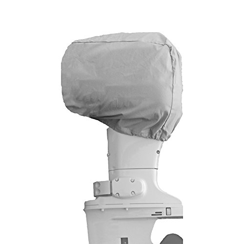 MSC® Outboard Motor Cover,Half Outboard Motor Cover, Color Gray,Pacific Blue Available (Gray, Half Outboard fits 10 hp)