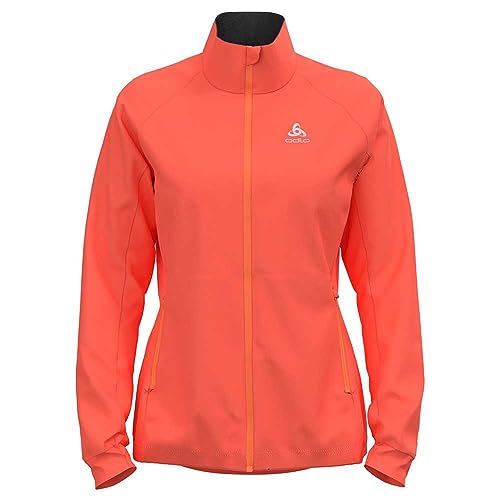 Odlo Damen Langlauf Jacke BRENSHOLMEN, Living Coral, S