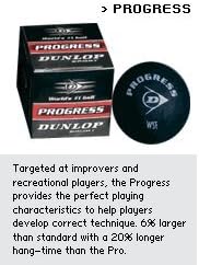DUNLOP MAX Progress Squash Ball