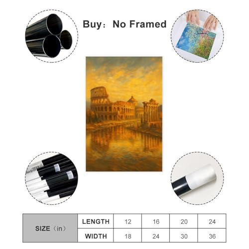 Poster rétro sur toile de qualité supérieure pour une décoration murale raffinée - 2