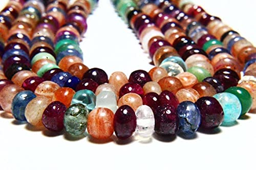 Perles en rubis et pierres gemmes de 3-6mm pour atelier de bijoux bohème chic DIY