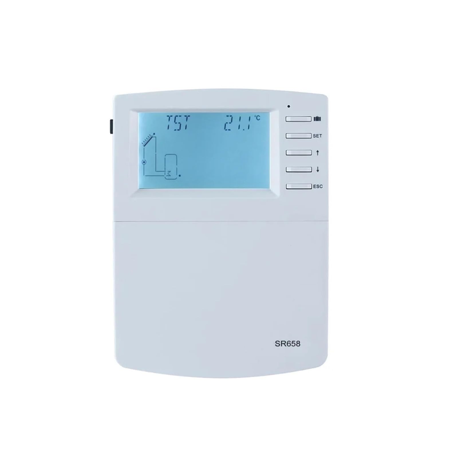Controlador De Calentamiento De Agua Solar SR658, Control De Colector De Tanque, Función De Apagado, Contador De Horas, Regulación De Velocidad De Bomba