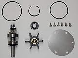 StayCoolPumps Major Rebuild Kit with Shaft for 3' Cover Yanmar Marine Water Pumps 128377-42500,...