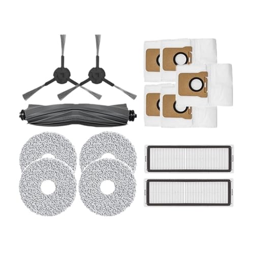 Compatible for Dreame Bot L10s Pro Robot Vacuum Cleaner Accessories Parts, Main Side Brush, Cover, Filter, Mop Rag Optional(Filter 2in1)