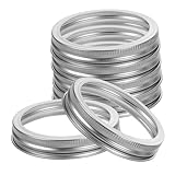 SHINEOFI 6 Piezas Rejilla Floral Inoxidable para Mason Jar Tapas de Metal con Insertos Cuadrícula para Estabilidad de Flores Compatibles con Botes de Boca Regular para Arreglos DIY