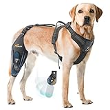 Dog Knee Brace for torn acl hind leg with Adjustable Hinge Stabilizer, Dog back brace for Osteoarthritis, Dog leg brace Support for Cruciate Ligament Injury,Recovery After,Patent Pending(Right Leg,L)