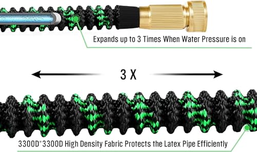 Dulout Expandable Garden Hose 105 Ft With 10 Function Nozzle Sprayer thumb #2