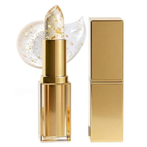 Coellyo Lipstick Coellyo Truetone - PH Adjusting Lipsticks PH Lipstick Colour Changing Colour Changing Lipsticks Clear to Pink with Gold Foil Moisturizing Lip Balm for Mature Women (1PC)