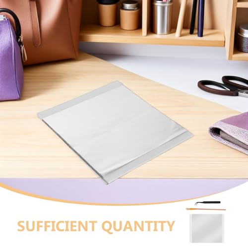 Láminas de aluminio plateado para relieve sin romper tus hojas de papel 6