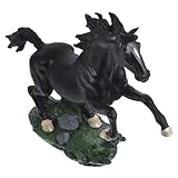 Tischdekoration: die pferdestatue ist aus kunstharz gefertigt, sehr langlebig und praktisch in der anwendung.