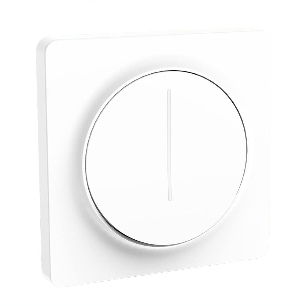 Tuya Smart WiFi Dimmer de Luz, Interruptor de Pared con Panel de Atenuación Táctil 100-240 V, Funciona para Alexa Home
