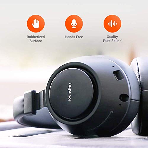 Image of Porodo Soundtec Deep Sound Wireless Over-Ear Headphone - Black