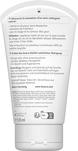 lavera basis sensitiv Waschgel - Gesichtswaschgel mit Bio-Aloe Vera & Bio-Jojoba - Spürbar belebtes Hautgefühl - reinigt… - Image 4