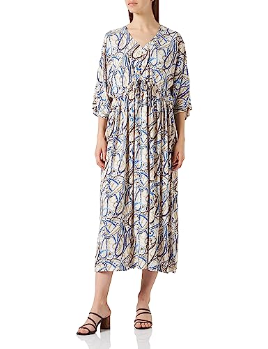 Soyaconcept Women's SC-Linda 3 Damen Kleid, Blau, Medium