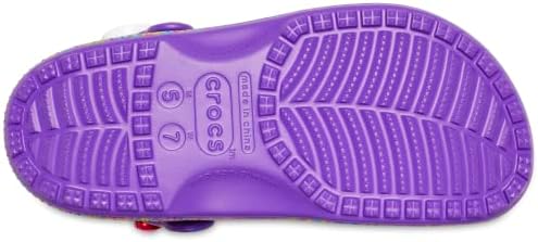 Crocs Unisex Classic Lisa Frank Clogs, Neon Purple/Multi, Numeric_9 US Men | Image 2