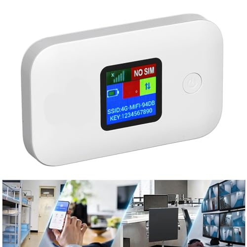 Image of Portable 4G LTE WiFi Router 300Mbps Travel Hotspot for Phones Tablets Laptops Supports 10 Devices Micro SIM Asian Version