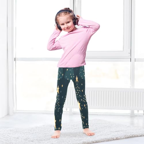 Bolaz Toddler Girls Leggings Printed Yoga Pants Leggings Green Christmas Tree for Kids4