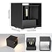 LEDMO 2 Pcs 12W Aplique pared LED Blanco Cálido 3000K 1000lm Lampara...