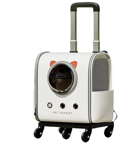 ペットキャリー リュック 電車に乗れる対応 - きゃりーバッグ 軽量 折りたたみ可能 可脱着式ハンドル付き - 全景型視窓 多方向通気設計 側面開口 肩負いと手提げ兼用 三面メッシュ - 大型猫用 広空間20kg迄 小型犬 中型犬 うさぎ対応 散歩 通院