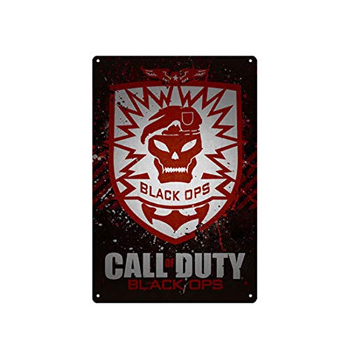 Image of Zesta Bathroom Decor Items Washroom Decor Tin Sign | Aesthetic Posters Wall Poster for Bedroom | Magnetic Cafe Decoration Items / Restaurant Decorations Items | Quirky Home Decor Bar Accent - Call Of Duty: Black Ops