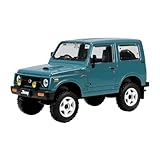 青島文化教材社(AOSHIMA) 楽プラ スナップキット No.18CU-BG スズキ JA11 ジムニー カスタムホイール（ブルーグレー） 1/32スケール プラモデル