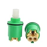 Cartuccia ceramica per rubinetto da 25 mm, cartuccia a disco ceramico monocomando di ricambio, compatibile con Jerich 25740, Huntington Brass, Olympia Faucets, 3400009 PBA29799 (DH3097)